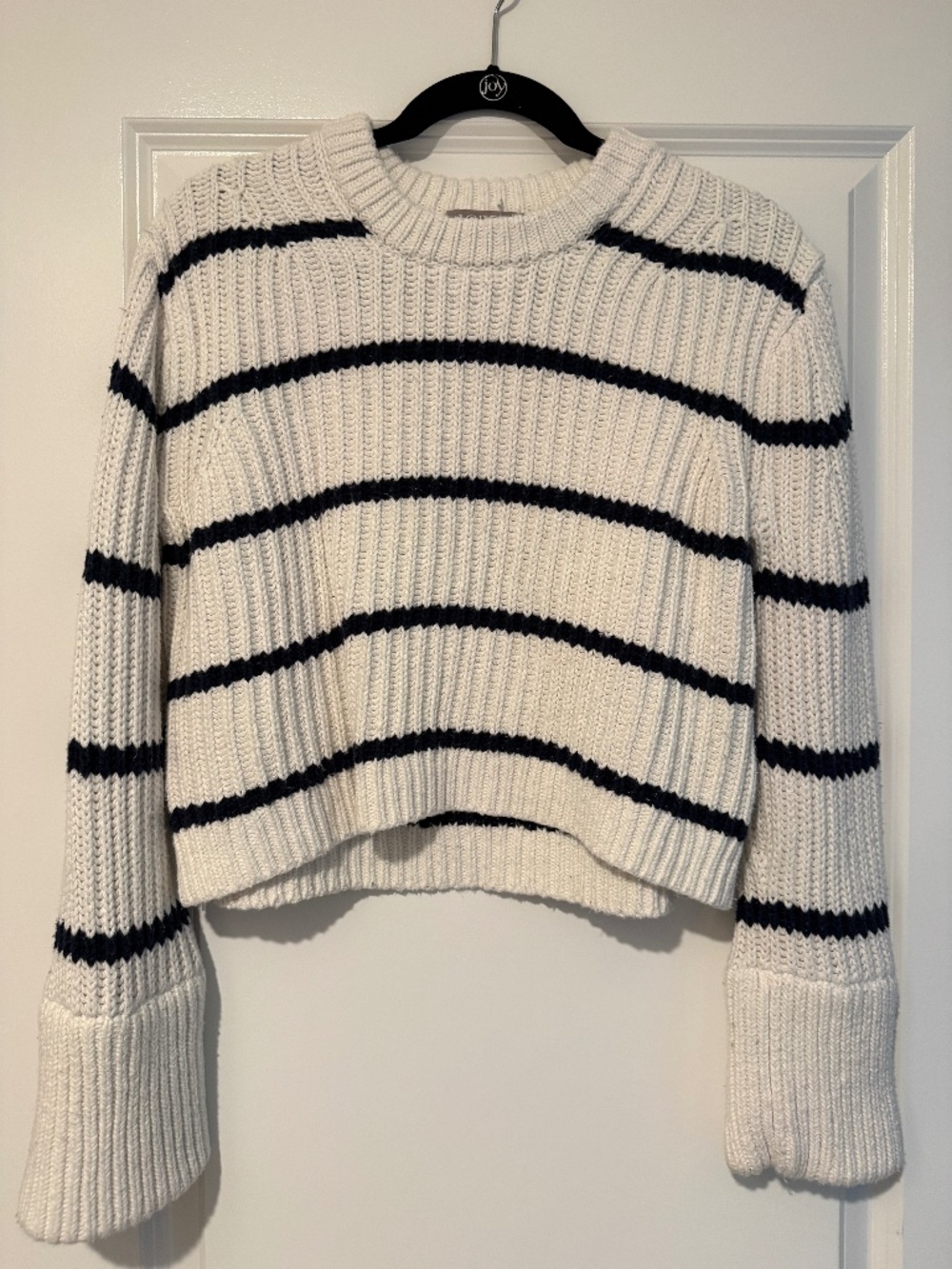 J.Crew Striped Chunky Knit Sweater Size Small